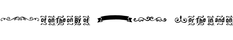 Festivo LC Extras font preview