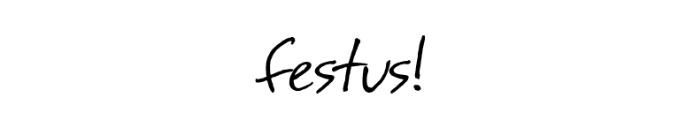 festus! font preview
