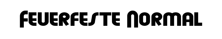 Feuerfeste Normal font preview