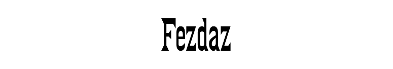 Fezdaz font preview