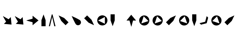 FFDingbats-ArrowsTwo font preview