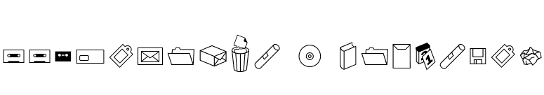 FFDingbats-SymbolsOne font preview