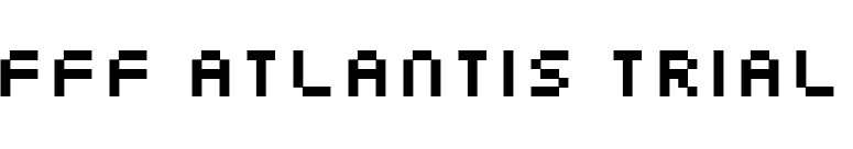 FFF Atlantis Trial font preview