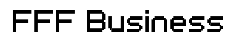 FFF Business font preview