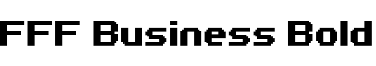 FFF Business Bold font preview