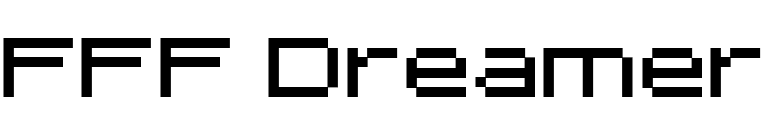 FFF Dreamer font preview