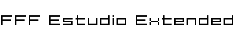 FFF Estudio Extended font preview