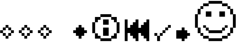 FFF Extras font preview