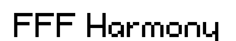 FFF Harmony font preview