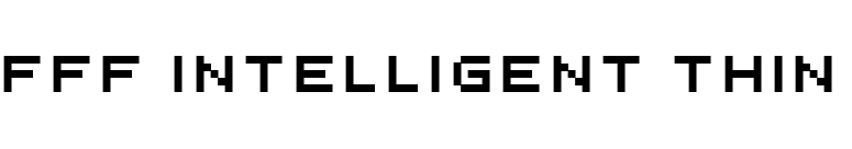 FFF Intelligent Thin font preview