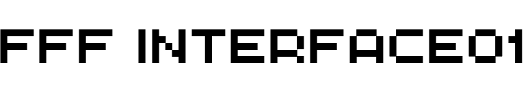 FFF Interface01 font preview