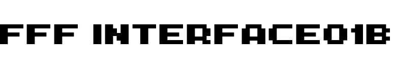 FFF Interface01b font preview
