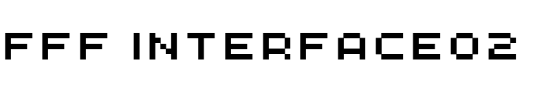 FFF Interface02 font preview