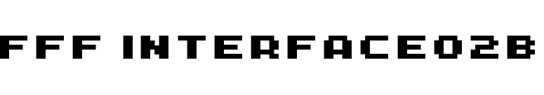 FFF Interface02b font preview