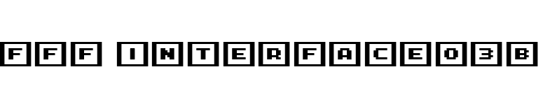 FFF Interface03b font preview