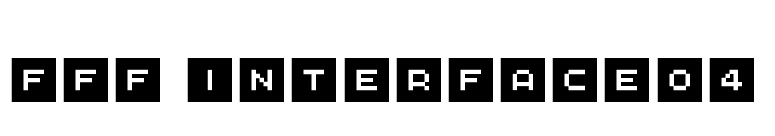 FFF Interface04 font preview