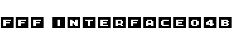 FFF Interface04b font preview