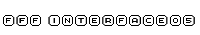 FFF Interface05 font preview