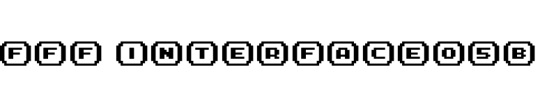 FFF Interface05b font preview