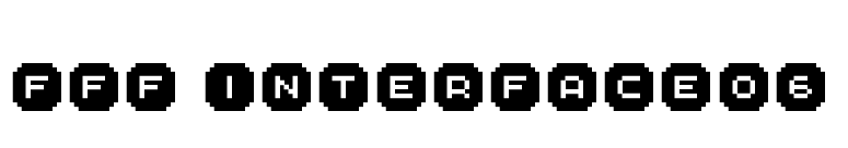 FFF Interface06 font preview