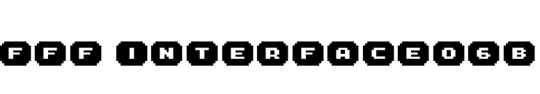 FFF Interface06b font preview