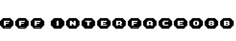 FFF Interface08b font preview