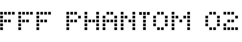 FFF Phantom 02 font preview