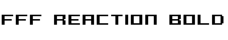 FFF Reaction Bold font preview