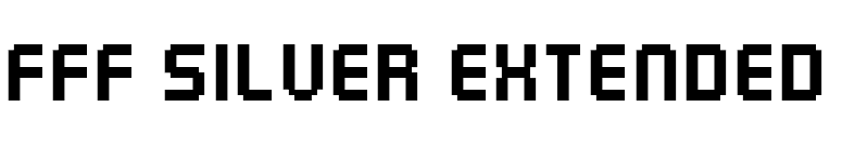FFF Silver Extended font preview