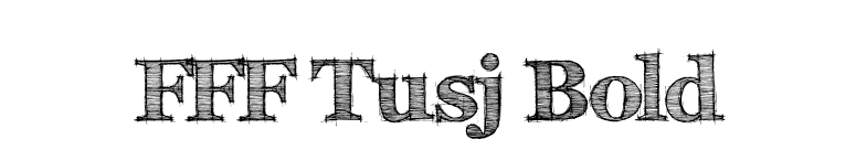 FFF Tusj Bold font preview