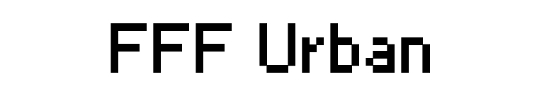 FFF Urban font preview
