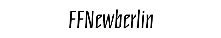 FFNewberlin font preview