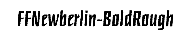 FFNewberlin-BoldRough font preview