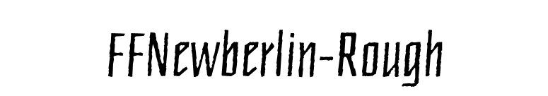 FFNewberlin-Rough font preview