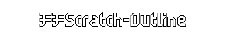 FFScratch-Outline font preview