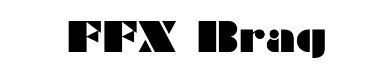 FFX Brag font preview