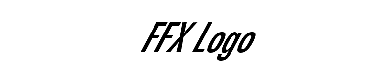FFX Logo font preview