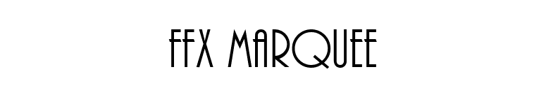 FFX Marquee font preview