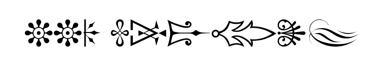 FFX Shapes font preview