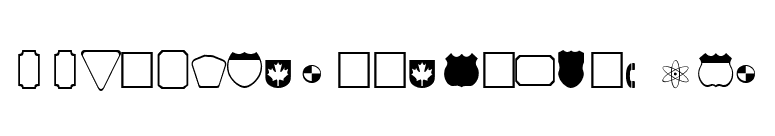 FFX Signs and Plaques font preview