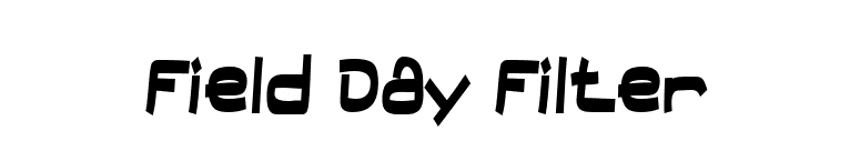 Field Day Filter font preview