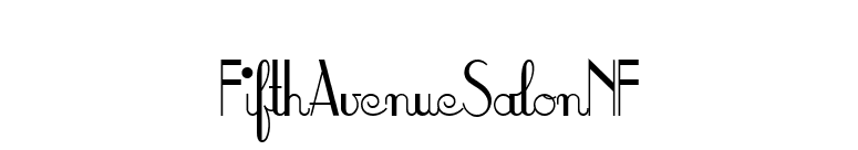 FifthAvenueSalonNF font preview