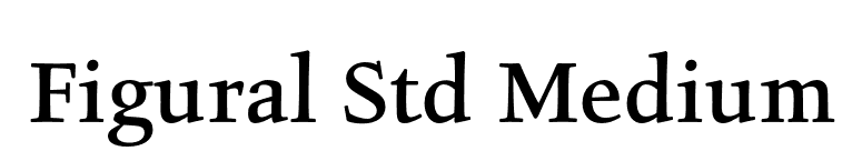 Figural Std Medium font preview