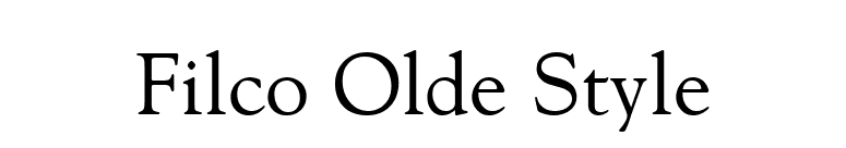 Filco Olde Style font preview