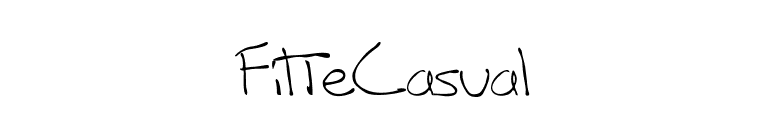 FilteCasual font preview