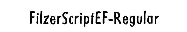 FilzerScriptEF-Regular font preview