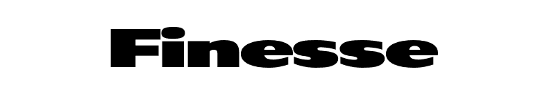 Finesse font preview