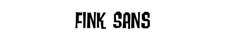 Fink Sans font preview