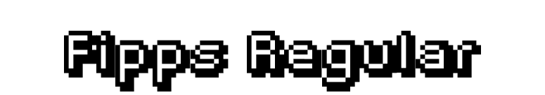 Fipps Regular font preview