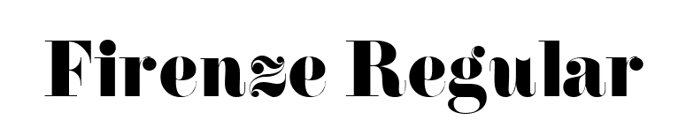 Firenze Regular font preview